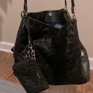 Vintage 2013 Coach Ocelet purse and wristlet